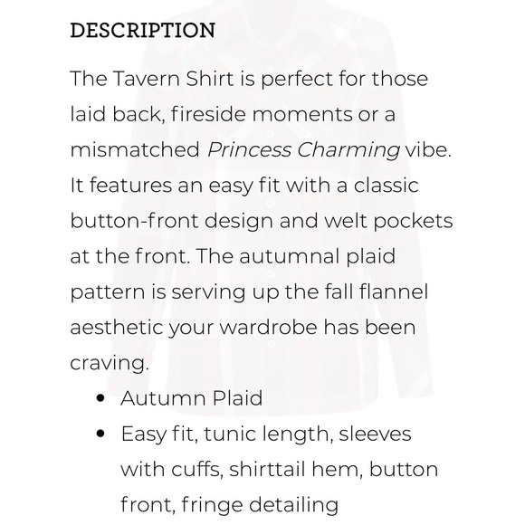 Cabi Tavern Shirt Large - Picture 2 of 2